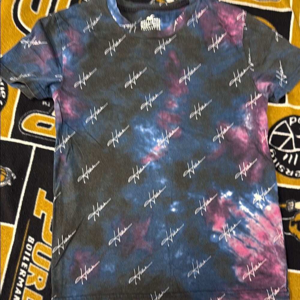 Hype Blue and Pink Short Sleeve Tees Cosmic Design